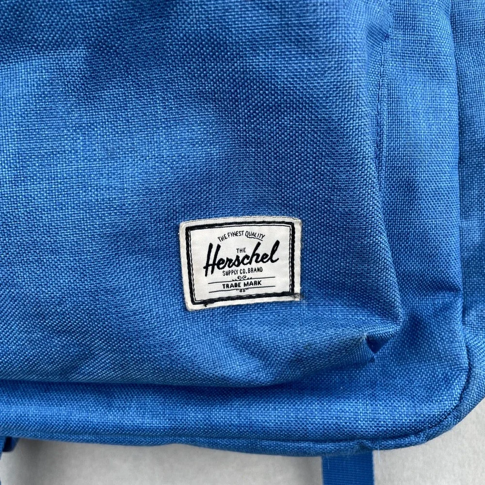 Herschel Supply Co Heritage Backpack Royal Blue Canvas Laptop Sleeve Bookbag
